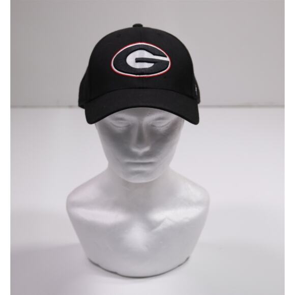 Georgia Bulldogs Lot of 2 Black Adjustable Hats Caps '47 - Picture 3 of 16